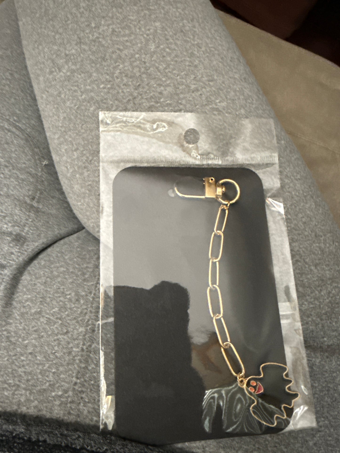 👻 “Specter’s Smile” Ghost Charm Chain Keychain ✨