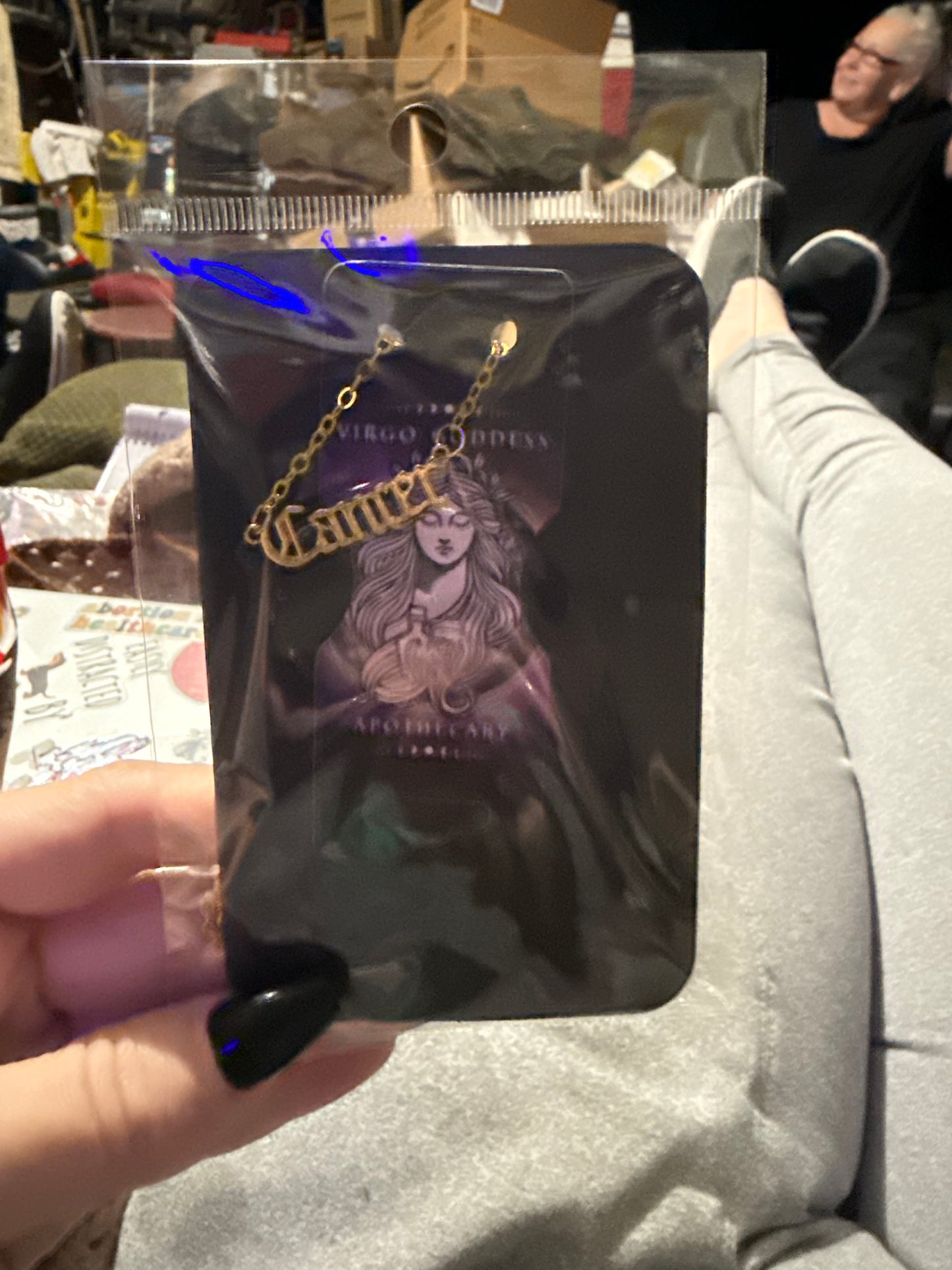 Cancer Zodiac Necklace ✧ Virgo Goddess Collection