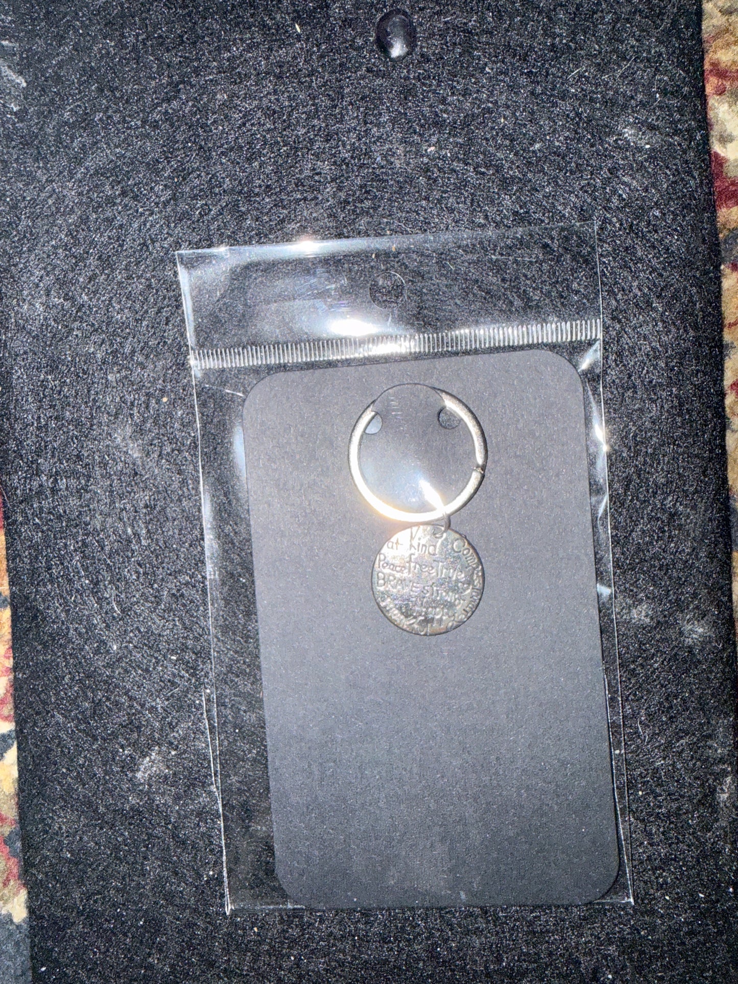 🌙 Brave & True ✧ Affirmation Keychain