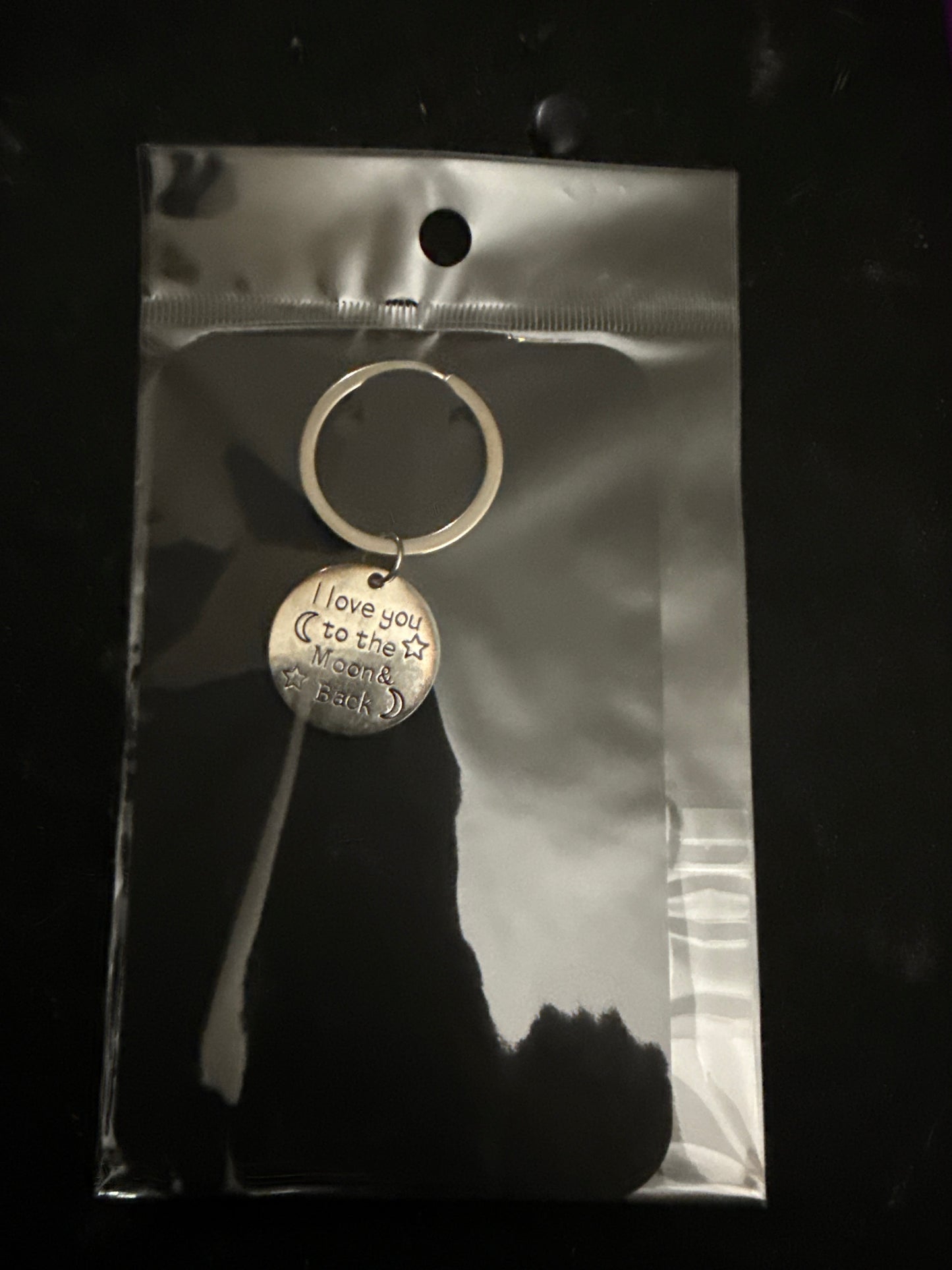 🌙 To the Moon & Back ✧ Celestial Love Keychain