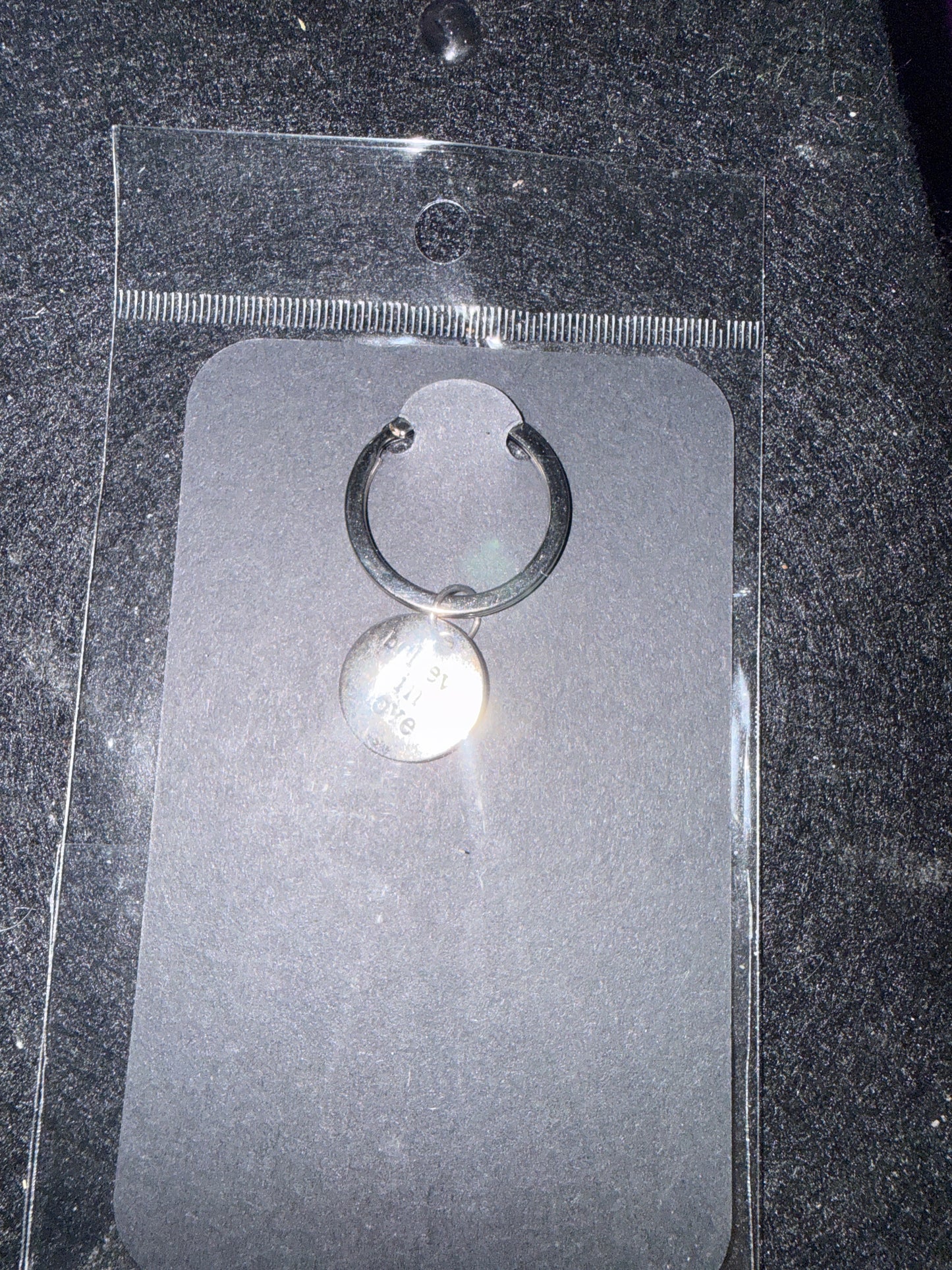 🌙 Believe in Love ✧ Faith & Heart Energy Keychain