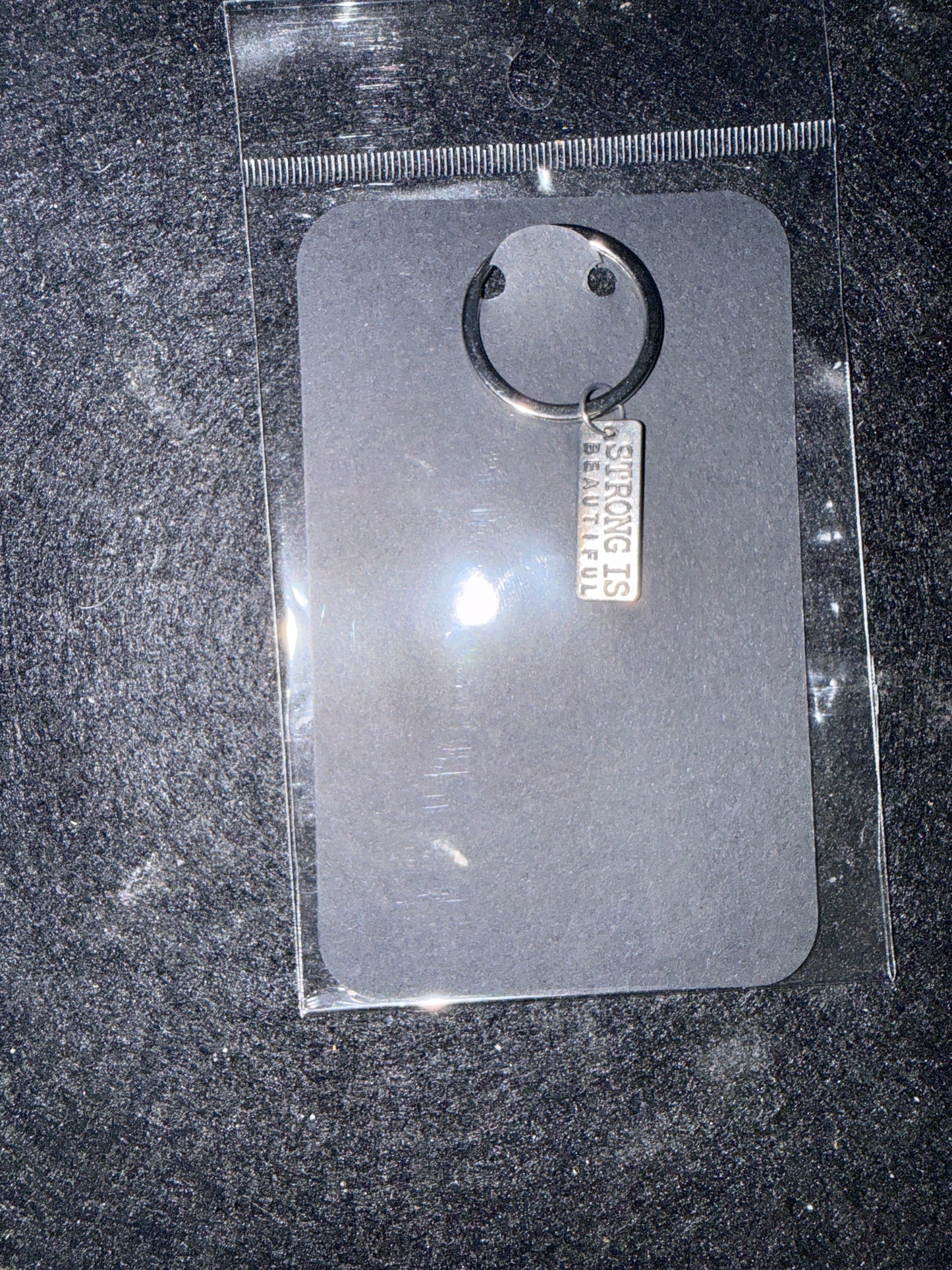 🌙 Strong is Beautiful ✧ Divine Feminine Strength Keychain