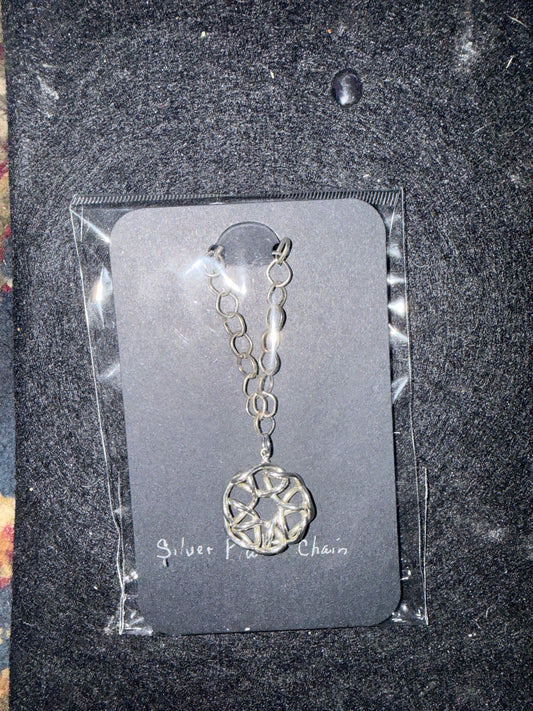 🌙 Silver Knot of Unity ✧ Protection & Harmony Necklace