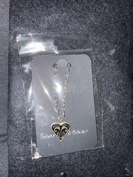 🖤 Midnight Heart ✧ Enchanted Elegance Necklace