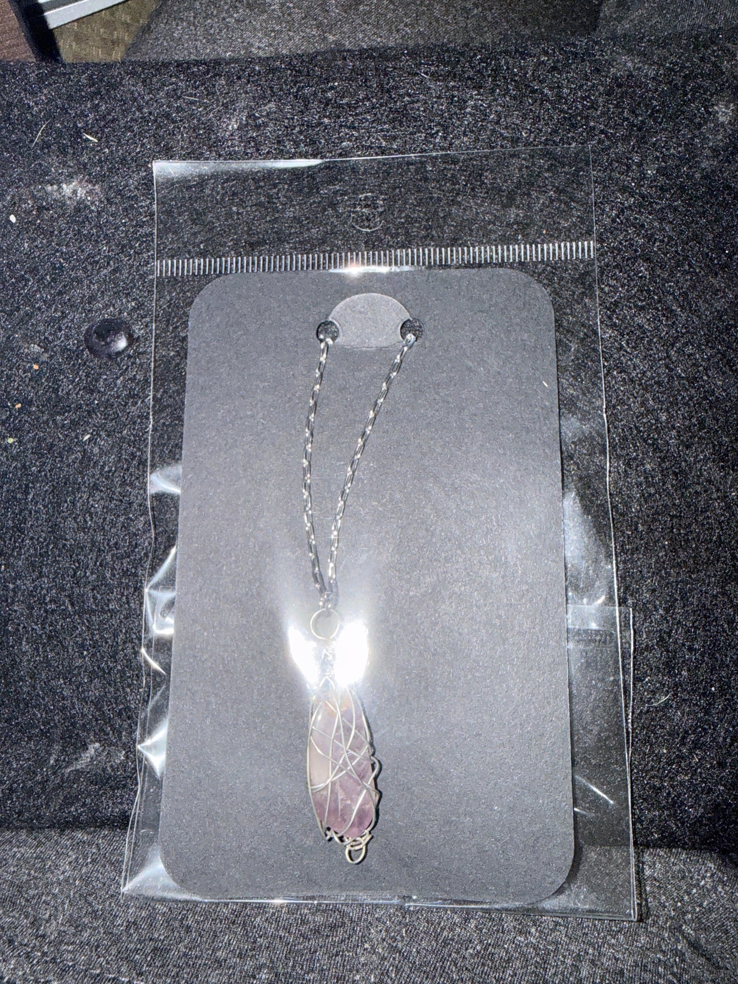 💜 Divine Clarity ✧ Amethyst Wire-Wrapped Necklace