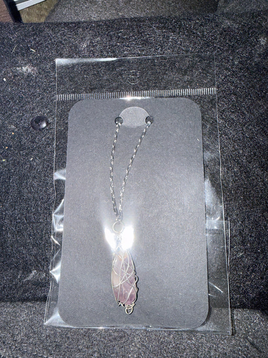 💜 Divine Clarity ✧ Amethyst Wire-Wrapped Necklace