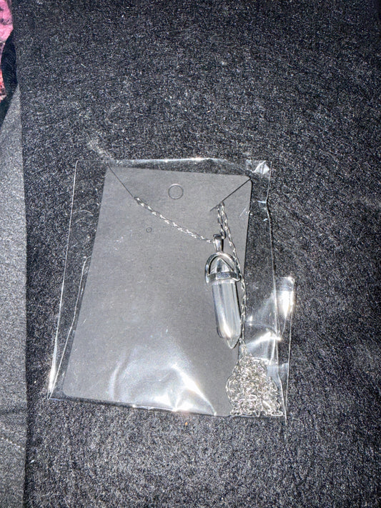 🤍 Clarity of Light ✧ Clear Quartz Energy Necklace