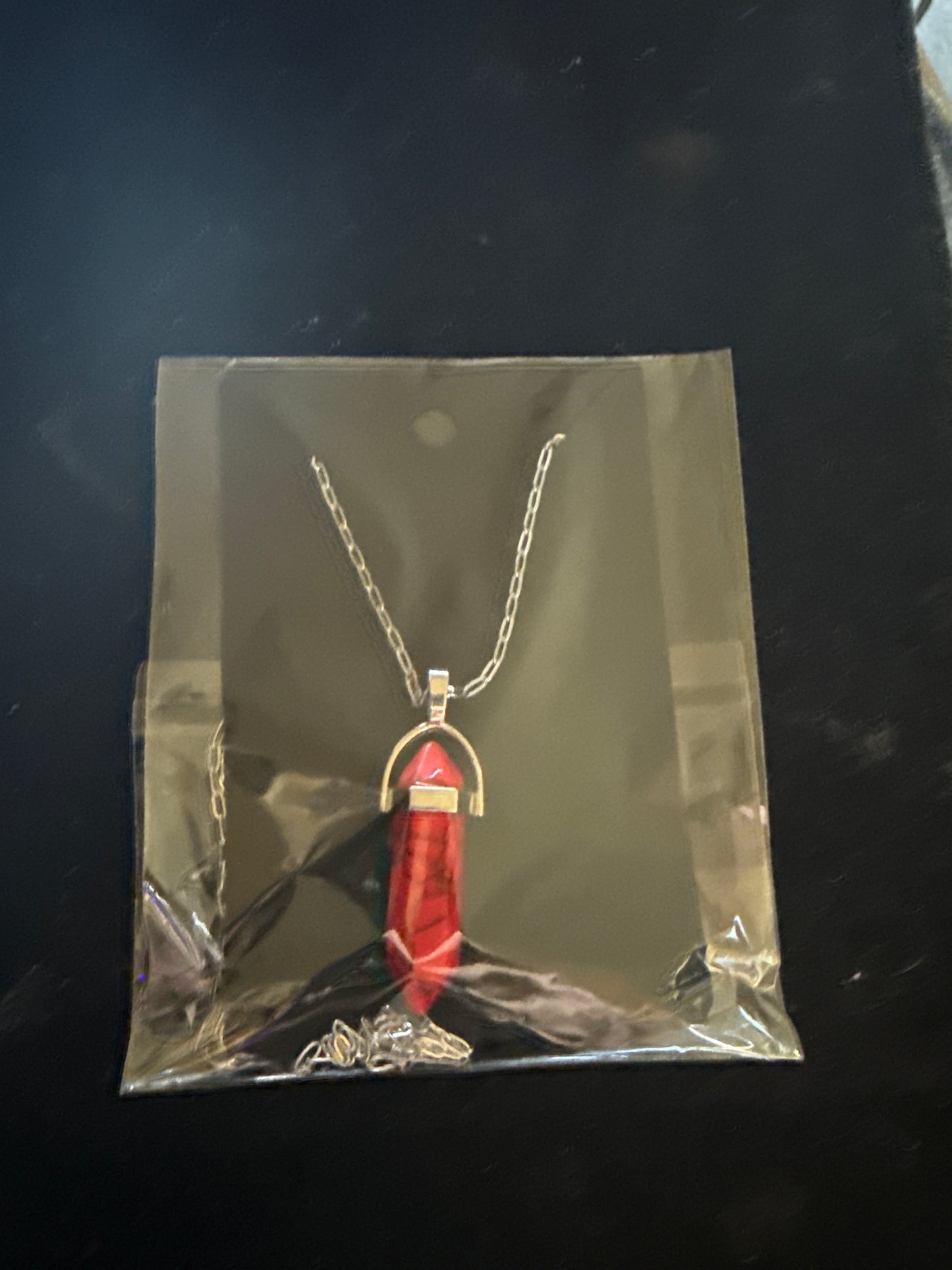 ❤️ Guardian Flame ✧ Red Jasper Necklace