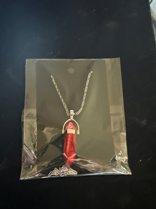 ❤️ Guardian Flame ✧ Red Jasper Necklace