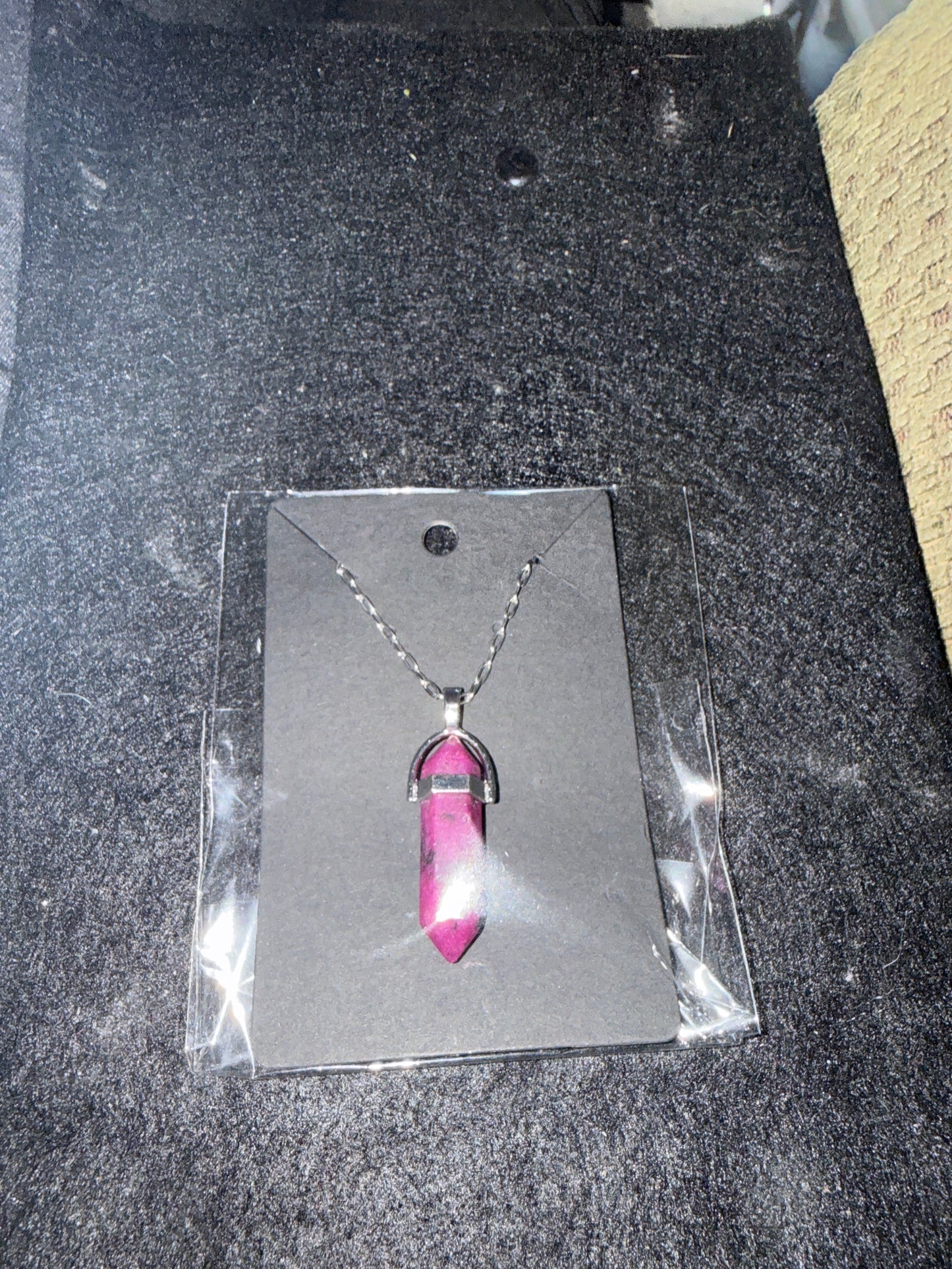 💗 Heartfire ✧ Ruby Zoisite Necklace