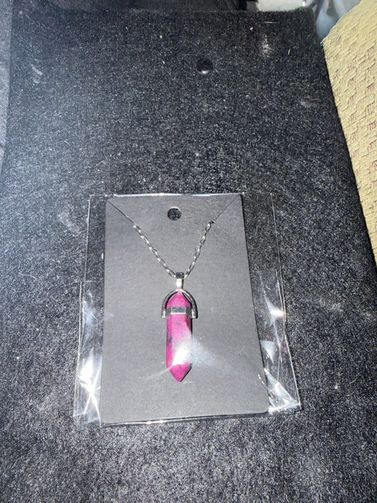 💗 Heartfire ✧ Ruby Zoisite Necklace