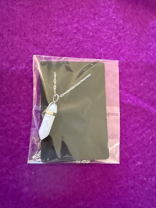 🤍 Moonlight Whisper ✧ Opalite Necklace