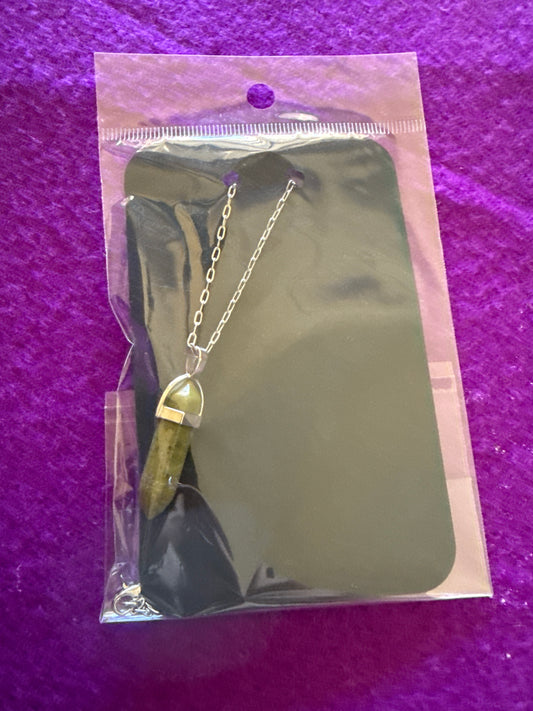 💚 Earthbound Spirit ✧ Green Jasper Necklace