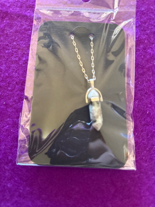 🌙 Lunar Whisper ✧ Rainbow Moonstone Necklace