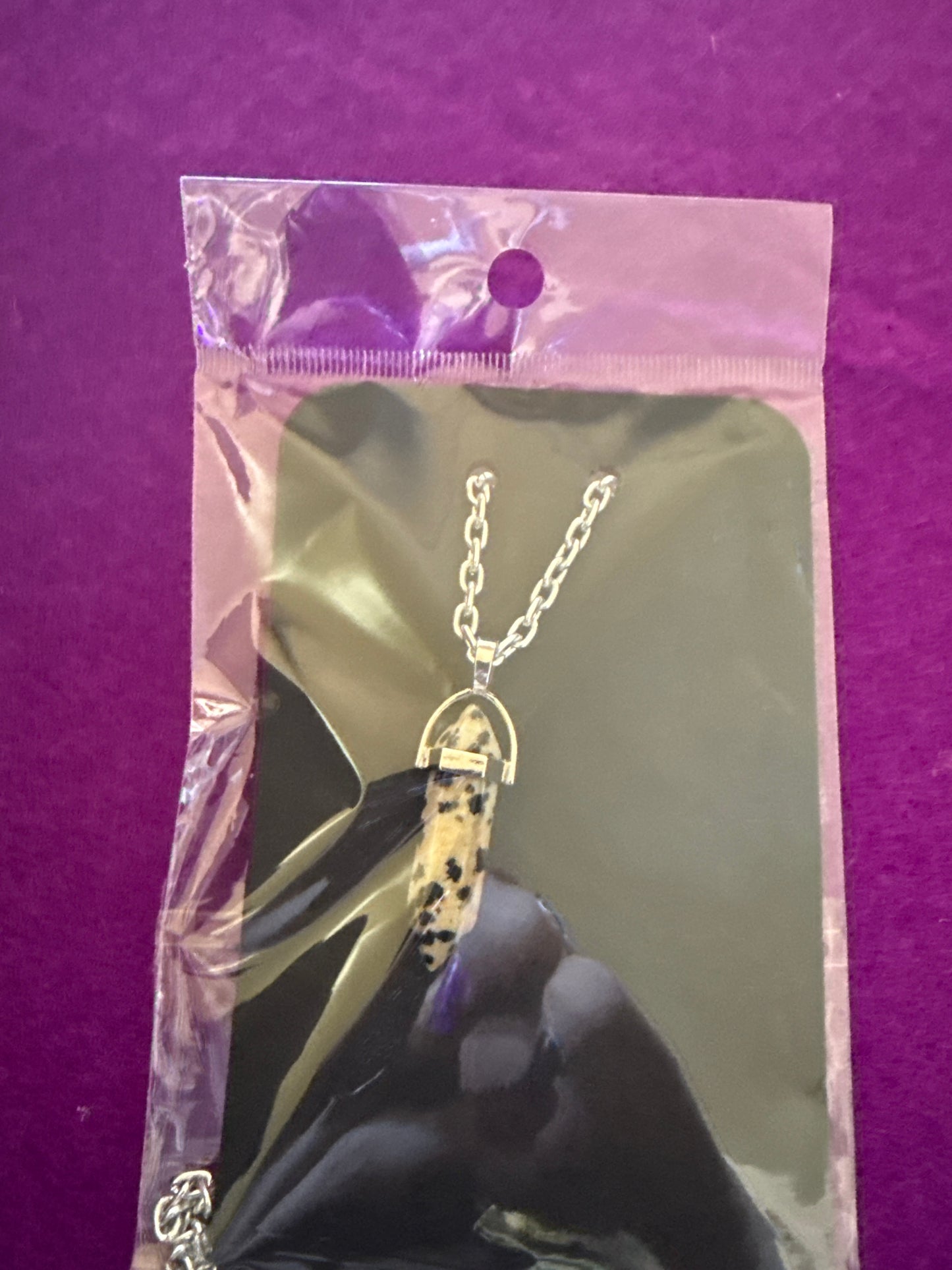 🐾 Earthbound Joy ✧ Dalmatian Jasper Necklace