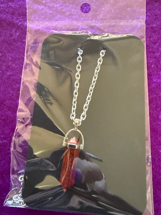 ❤️‍🔥 Rooted Flame ✧ Red Jasper Necklace