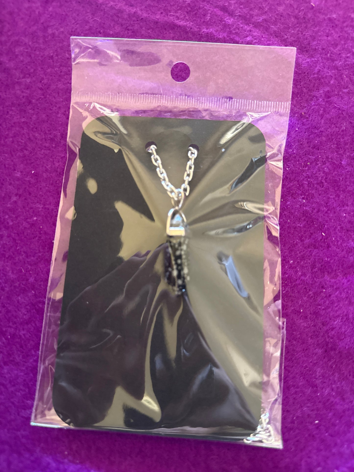 🖤 Shadow Guard ✧ Black Obsidian Necklace