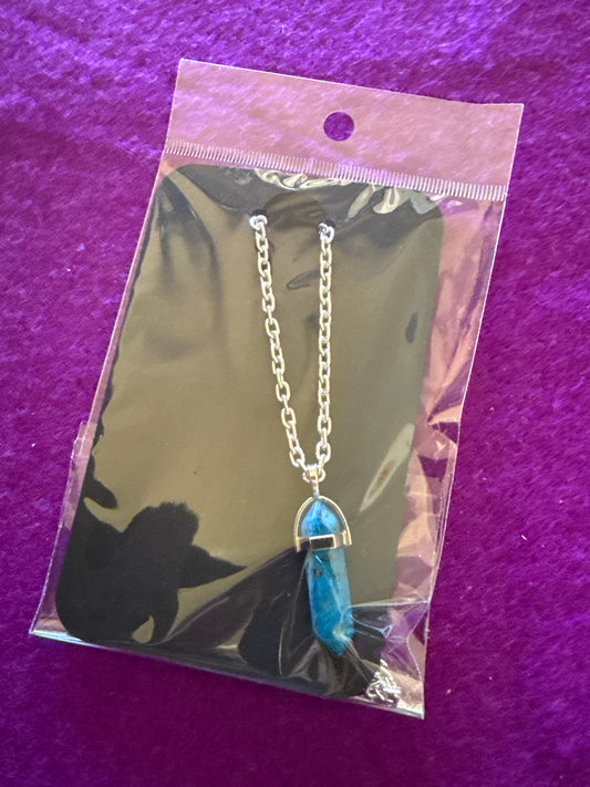 🌊 Dreamweaver ✧ Blue Apatite Necklace