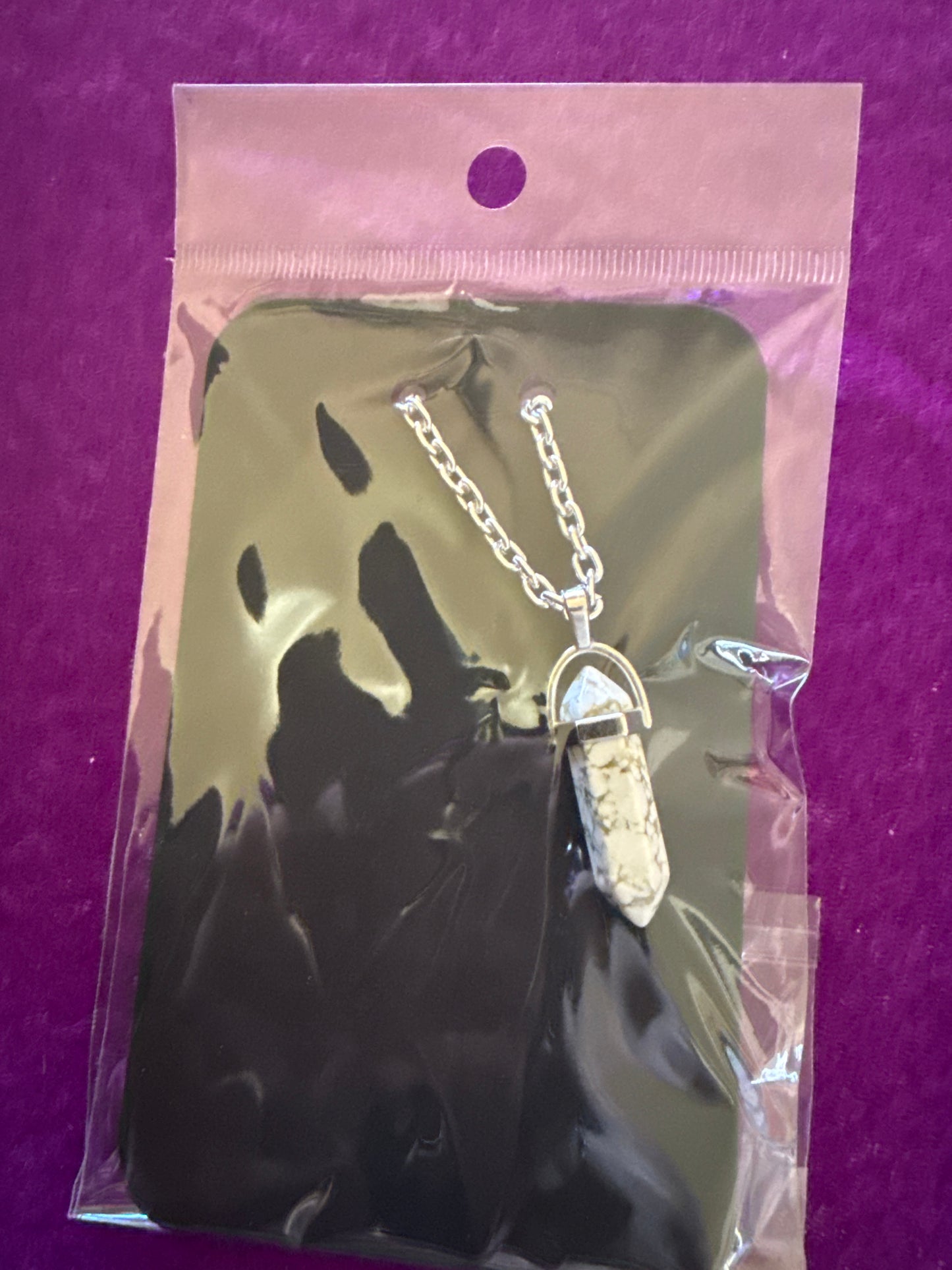 🤍 Tranquil Soul ✧ White Howlite Necklace