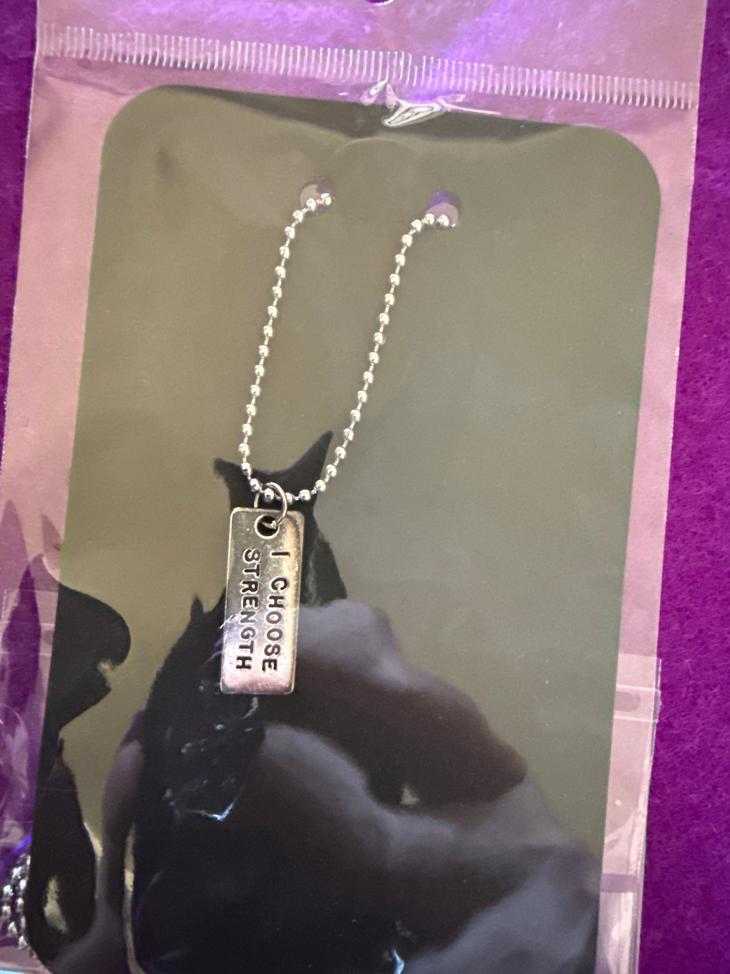 💪 I Choose Strength ✧ Empowerment Necklace