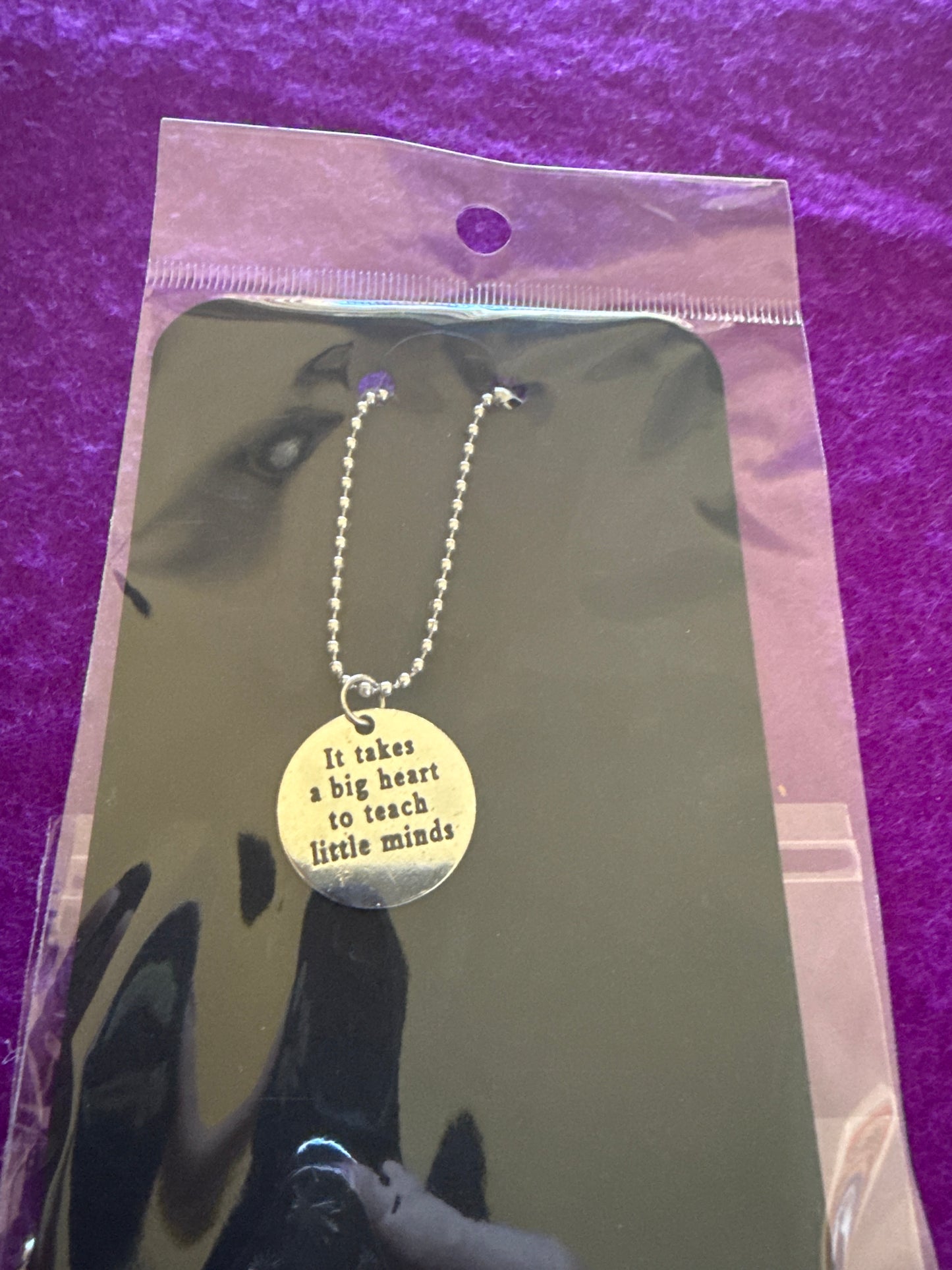 🍎 Big Heart, Little Minds ✧ Teacher’s Blessing Necklace