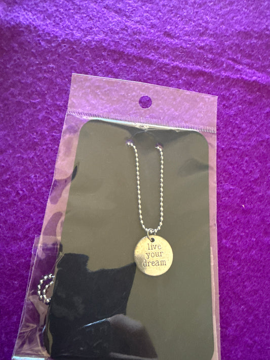 🌙 Live Your Dream ✧ Manifestation Necklace