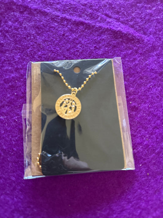 ♊ Gemini Zodiac Necklace ✧ Duality & Divine Expression