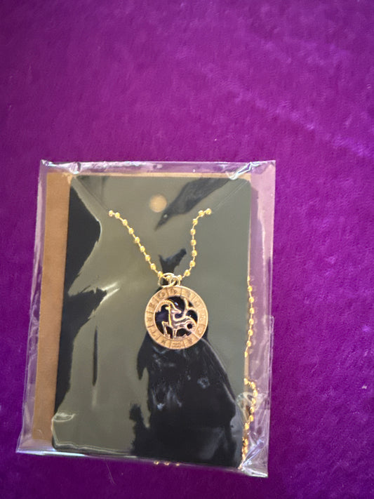 ♑ Capricorn Zodiac Necklace ✧ Mountain Soul & Sacred Strength