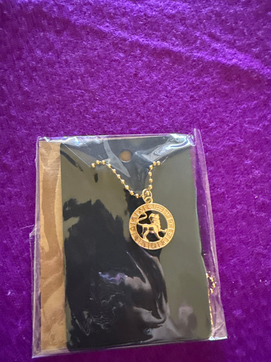 ♌ Leo Zodiac Necklace ✧ Radiance, Courage & Royal Spirit