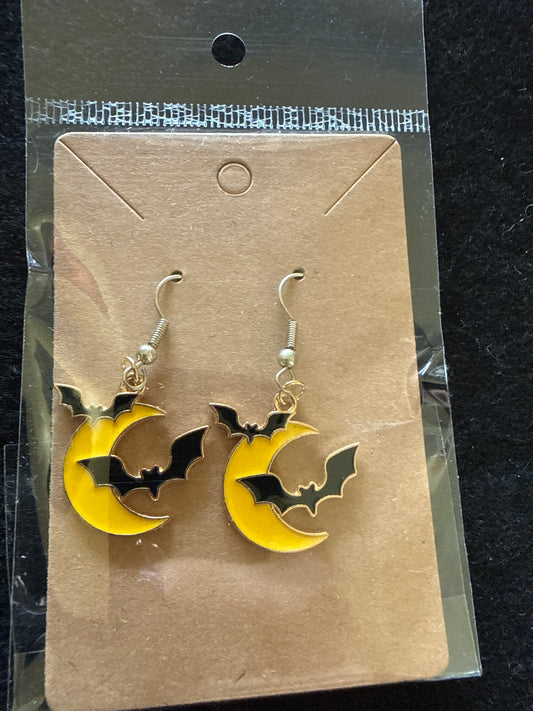 🌙 Midnight Flight Earrings ✧ Moonlight & Magick in Motion