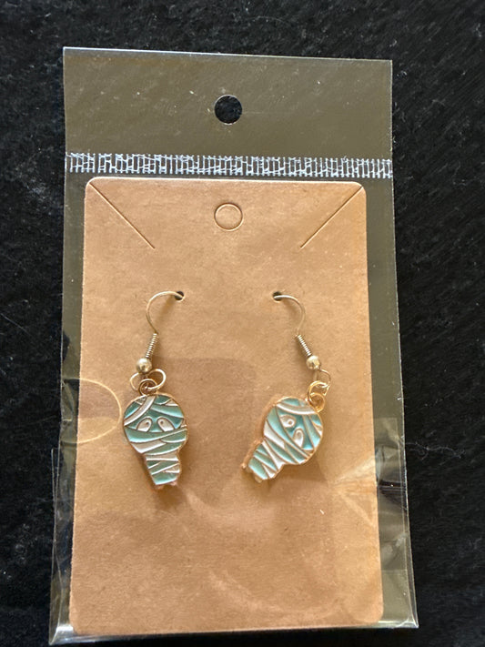 🧻 Wrapped in Magick Earrings ✧ Playful Protection & Ancient Energy