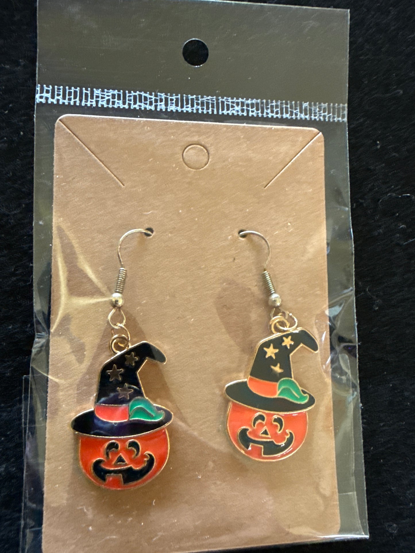 🎃 Witchlight Pumpkin Earrings ✧ Joyful Magick & Samhain Spirit